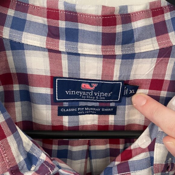Vineyard Vines Men's 100% Cotton Classic Fit Murray Button-Down (XL) - Picture 5 of 9